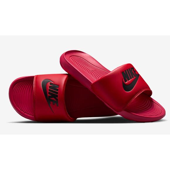 Nike Men's Victori One Slide University Red/Black (CN9675 600) - 13 - Picture 1 of 8